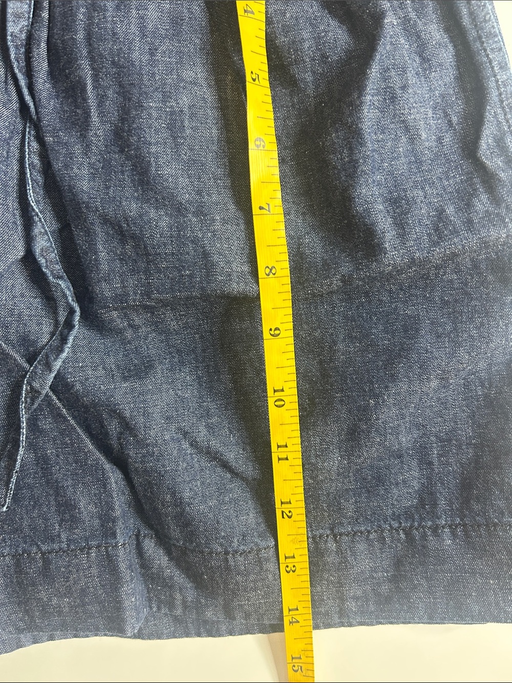 NWT COS DRAWSTRING DENIM SHORTS - Picture 14 of 14